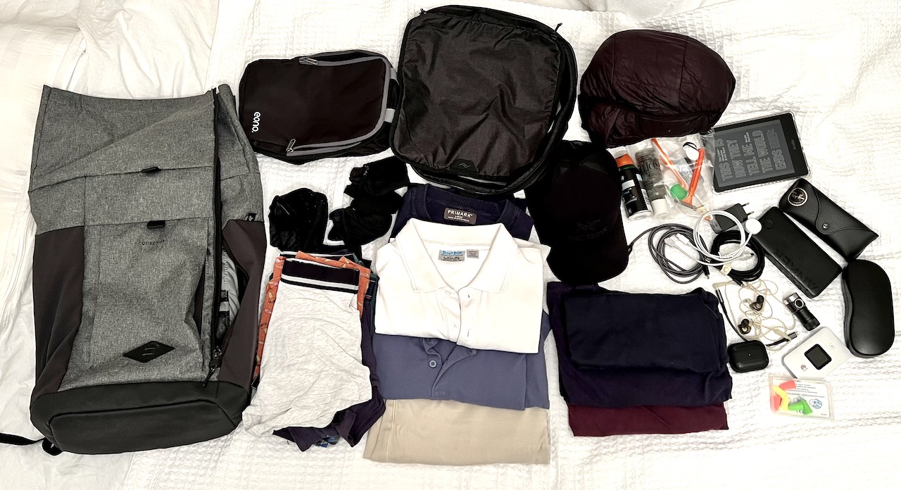 Featured image for Onebag for Travel - Whats in my 2023/2024 travel bag